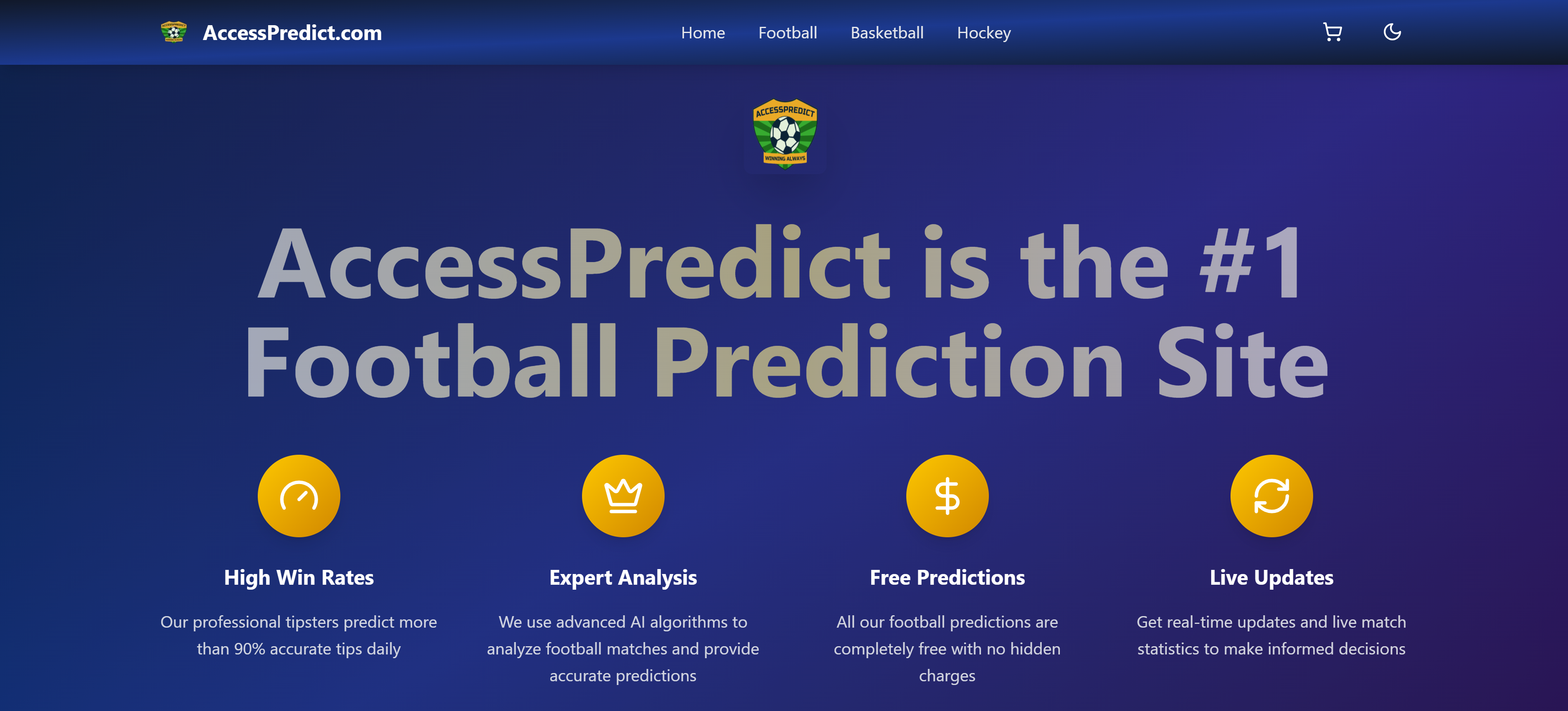 AccessPredict – Sports Prediction Platform