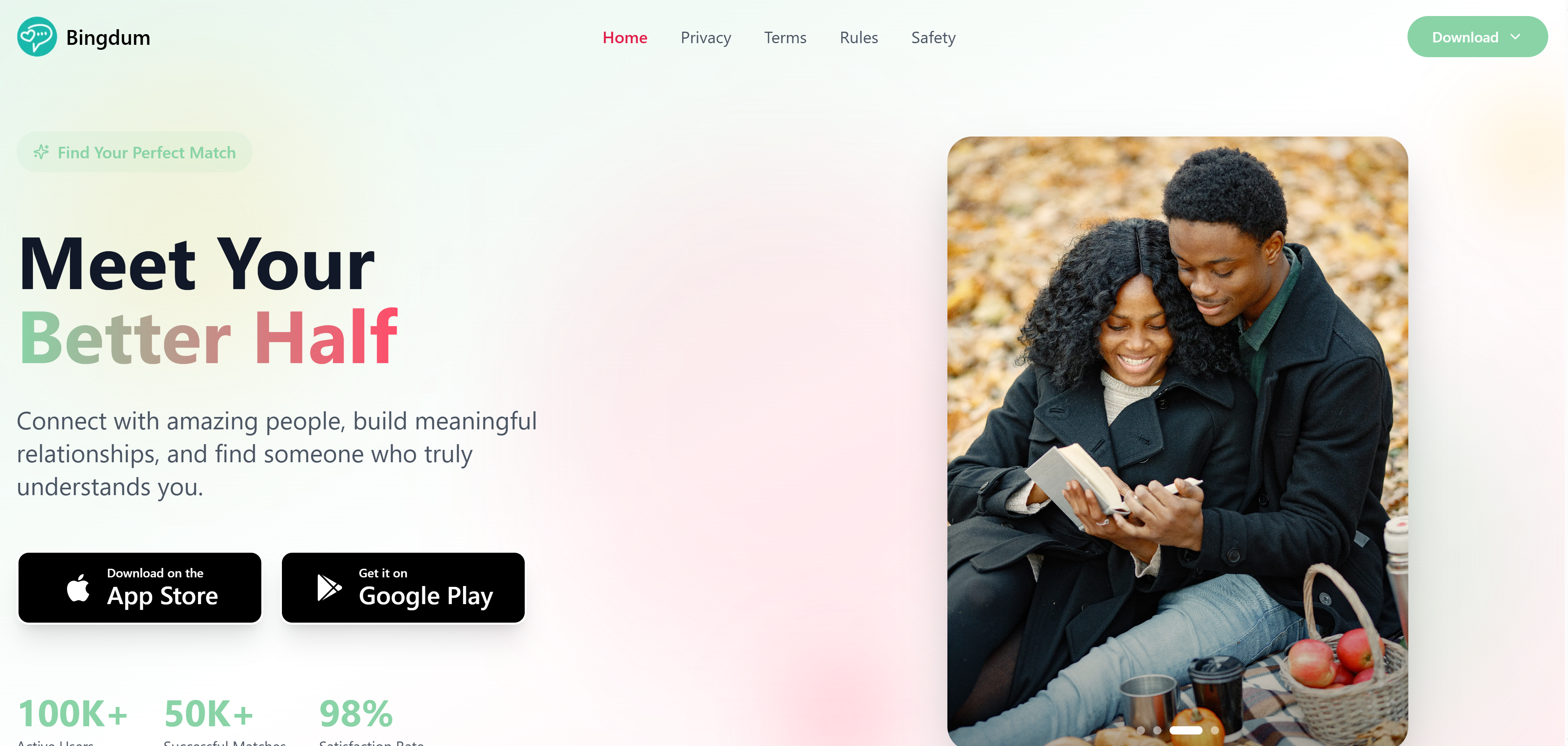 Bingdum – P2P Dating & Social Platform