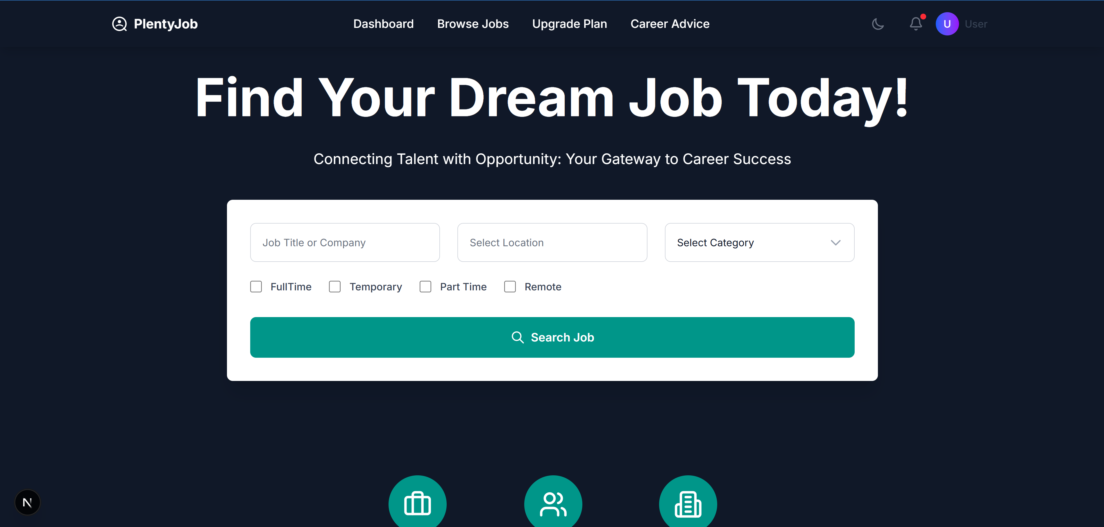 PlentyJob – Recruitment & Job Portal