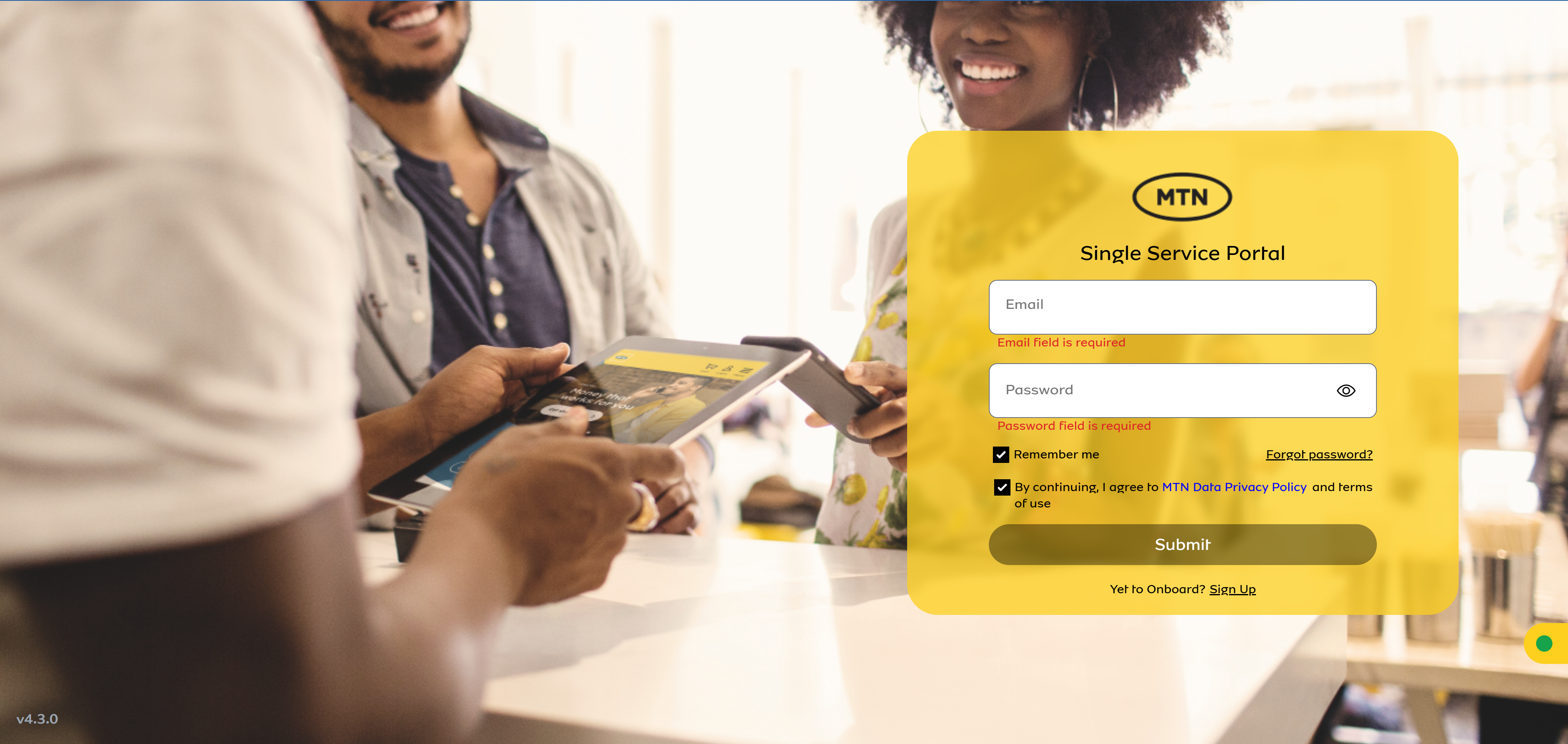 SSP (MTN Nigeria) – Single Service Portal